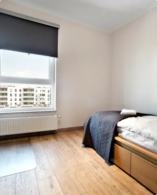 Vollständig eingerichtetes Zimmer